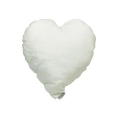 Beyaz Kalp Yastık