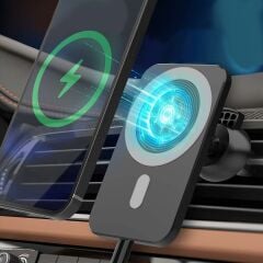 Case 4U Magsafe Charger - Apple iPhone Manyetik Araç Şarj Cihazı