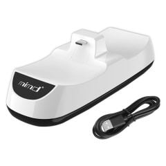 Case 4U Sony Playstation 5 Dualsense Şarj Istasyonu PS5 - Beyaz