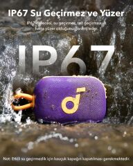 Anker Soundcore Select 4 Go Kablosuz Bluetooth Hoparlör - Mor - A31X1