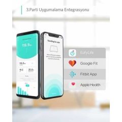 Anker Eufy Akıllı Bluetooth Tartı Dijital Baskül - Yağ Ölçer - Vücut Analizi - BMI - T9146
