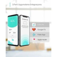 Anker Eufy Akıllı Bluetooth Tartı Dijital Baskül - Yağ Ölçer - Vücut Analizi - BMI - T9146
