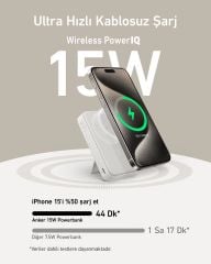 Anker 633 MagGo Powerbank 10k 15W Beyaz - A1654