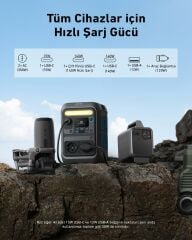 Anker SOLIX C300X AC 288Wh I 300W (600W SurgePad) Taşınabilir Güç Kaynağı - A1723