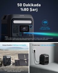 Anker SOLIX C300X AC 288Wh I 300W (600W SurgePad) Taşınabilir Güç Kaynağı - A1723