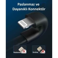 Anker Powerline Play Lightning Oyuncu Şarj Kablosu (MFI Lisanslı) - 0.9m