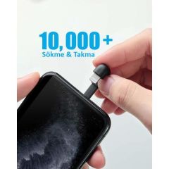Anker Powerline Play Lightning Oyuncu Şarj Kablosu (MFI Lisanslı) - 0.9m