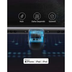Anker Powerline Play Lightning Oyuncu Şarj Kablosu (MFI Lisanslı) - 0.9m