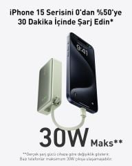 Anker 545 Nano Powerbank 10k 30W Yeşil - A1259