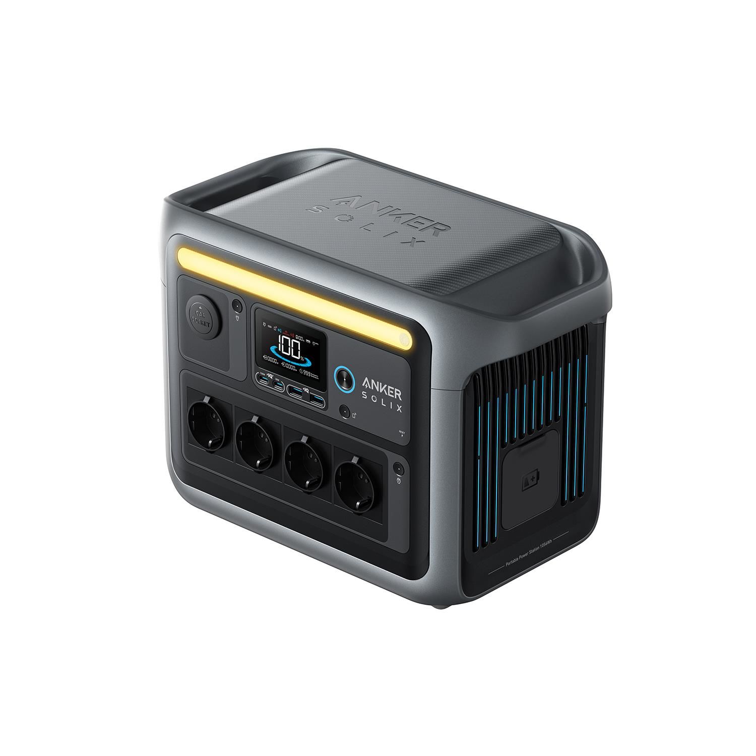 Anker SOLIX C1000X PowerHouse 1056Wh I 1800W Taşınabilir Güç Kaynağı - A1761