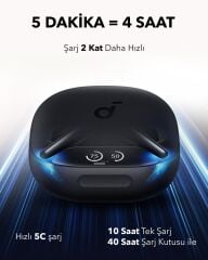 Anker Soundcore Liberty 4 Pro Gürültü Engelleyici Bluetooth Kulaklık - Mat Siyah - A3954