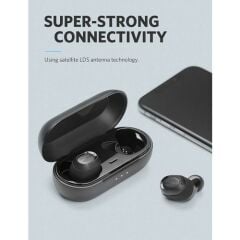 Anker Soundcore Liberty Lite - Kablosuz Bluetooth 5.0 Kulaklık - IPX5 - 12 Saate Varan Şarj Süresi - Grafen Sürücü - Siyah - A3901011