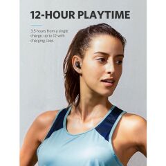 Anker Soundcore Liberty Lite - Kablosuz Bluetooth 5.0 Kulaklık - IPX5 - 12 Saate Varan Şarj Süresi - Grafen Sürücü - Siyah - A3901011