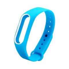 Xiaomi Mi Band 2 Akıllı Bileklik Kordonu Mavi -Beyaz Çerçeveli