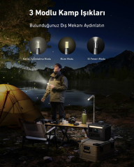 Anker SOLIX C800X 768Wh I 1200W I 1600W Surgepad Taşınabilir Güç Kaynağı - A1755