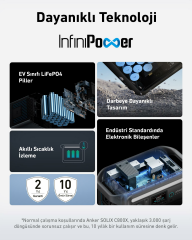 Anker SOLIX C800X 768Wh I 1200W I 1600W Surgepad Taşınabilir Güç Kaynağı - A1755