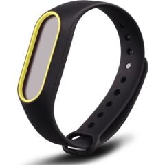 Xiaomi Mi Band 2 Akıllı Bileklik Kordonu Siyah - Yeşil Çerçeveli