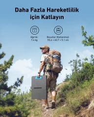 Anker SOLIX PS200 Taşınabilir Güneş Jeneratörü (200W) - A2436