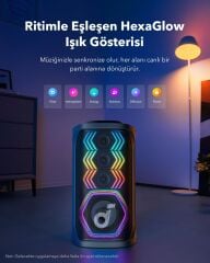 Anker Soundcore Rave 3 AI Karaoke Bluetooth Hoparlör - A31A3