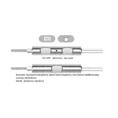 Xiaomi 1More Desing Piston Metal Kulaklık Kırmızı