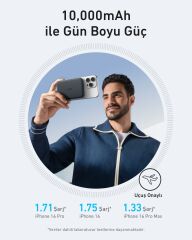 Anker MagGo Powerbank 10K 15W-30W Siyah A1664
