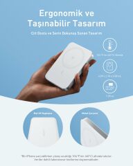 Anker MagGo Powerbank 10K 15W-30W Beyaz A1664