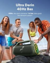 Anker Soundcore Boom 2+ Hoparlör Yeşil - A3134