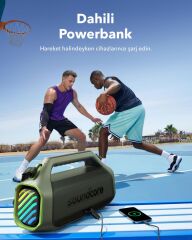 Anker Soundcore Boom 2+ Hoparlör Yeşil - A3134