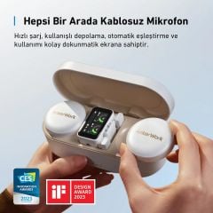 Anker Ankerwork M650 Yaka Mikrofonu-Beyaz-A3320