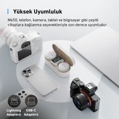 Anker Ankerwork M650 Yaka Mikrofonu-Beyaz-A3320