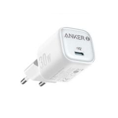 Anker Zolo 30W GaN USB-C Şarj Cihazı - Beyaz - A2698