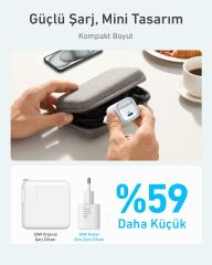 Anker 30W USB-C Şarj Cihazı Beyaz - A2698