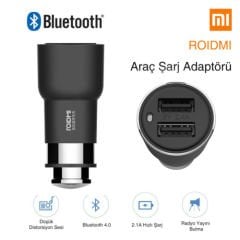Xiaomi Roidmi 2S Bluetooth Araç Şarj Cihazı(FM Transmitter) Siyah