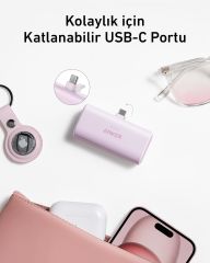 Anker Nano Powerbank 5000 mh 22.5W USB-C- Mavi -A1653