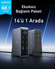 Anker Prime Charging Dock 14-in-1 160W Gri-A83B6