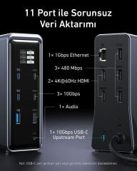 Anker Prime Charging Dock 14-in-1 160W Gri-A83B6