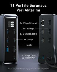 Anker Prime Charging Dock 14-in-1 160W Gri-A83B6