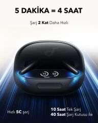 Anker Soundcore Liberty 4 Pro Gürültü Engelleyici Bluetooth Kulaklık - Parlak Siyah - A3954