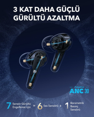 Anker Soundcore Liberty 4 Pro Gürültü Engelleyici Bluetooth Kulaklık - Parlak Siyah - A3954