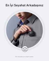 Anker UFO MagGo Kablosuz Şarj Cihazı (3'ü 1 Arada, Katlanabilir Ped) - Siyah - B25M8