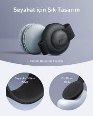 Anker UFO MagGo Kablosuz Şarj Cihazı (3'ü 1 Arada, Katlanabilir Ped) - Siyah - B25M8