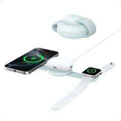 Anker MagGo 3in1 Kablosuz Katlanır Şarj - Yeşil - B25M8