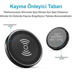 ANKER PowerPort Qi 2.jenerasyon Kablosuz Şarj Cihazı