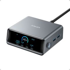 Anker Prime 250W GaN Desktop Şarj Silver-A2345