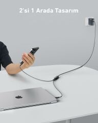Anker 2-in-1 USB-C to USB-C 140W Kablo - A8895