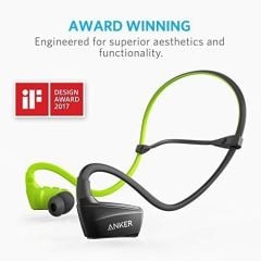 ANKER SoundBuds NB10 Bluetooth 4.1 Su Geçirmez Spor Kulaklık Yeşil - Siyah