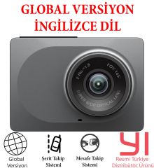 Xiaomi Yi 1296P Araç Kamerası Dvr Wifi (Şerit ve Mesafe Uyarı) İngilzice Versiyon
