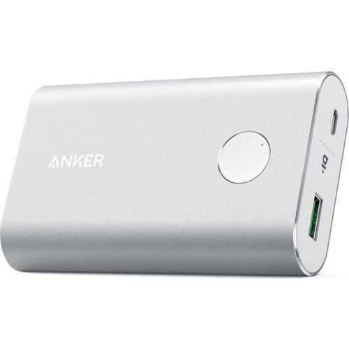 Anker PowerCore+ 10050 mAh QC 3.0 Hızlı Şarj Cihazı - Gümüş