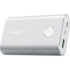 Anker PowerCore+ 10050 mAh QC 3.0 Hızlı Şarj Cihazı - Gümüş