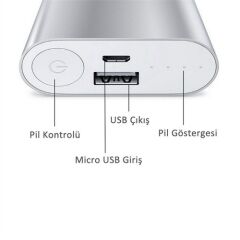 Xiaomi 10000 mAh Taşınabilir Şarj Cihazı Pembe